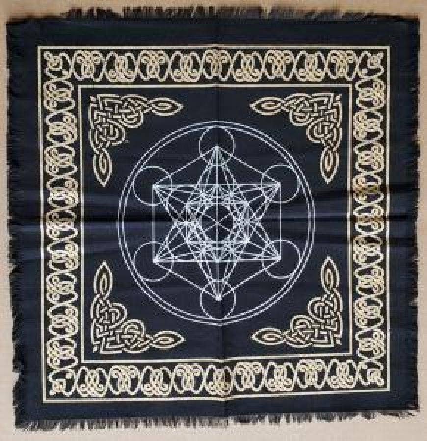 Metatron's Cube Altar Cloth 18x18